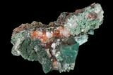 Heulandite & Apophyllite Crystals w/ Celadonite Inclusions -India #168821-2